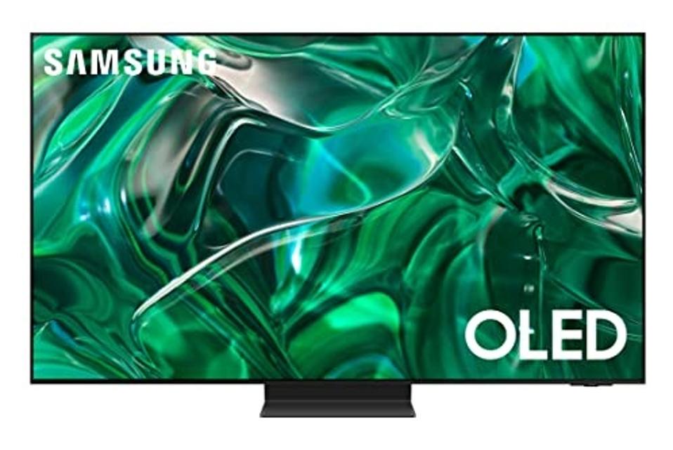 Samsung 55-Inch S95C OLED 4K TV on a white background