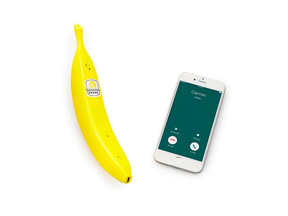 Banana Phone Bluetooth Handset for iPhone and Android Mobile Devices (Single Banana)