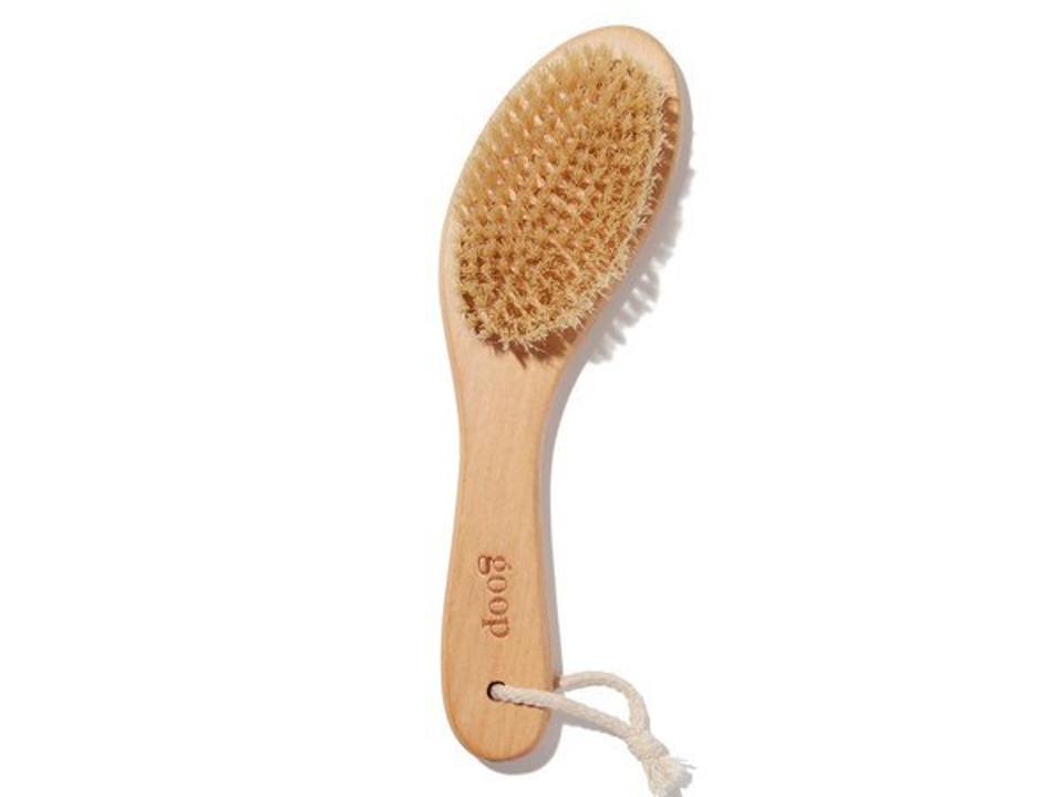 best bath products: Dry Brush with curve handle