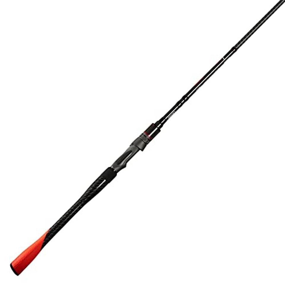 BUBBA Tidal Pro Inshore 7'6" Medium Fast Inshore Spinning Rod with Carbon Fiber Grip, Premium Fuji Guides