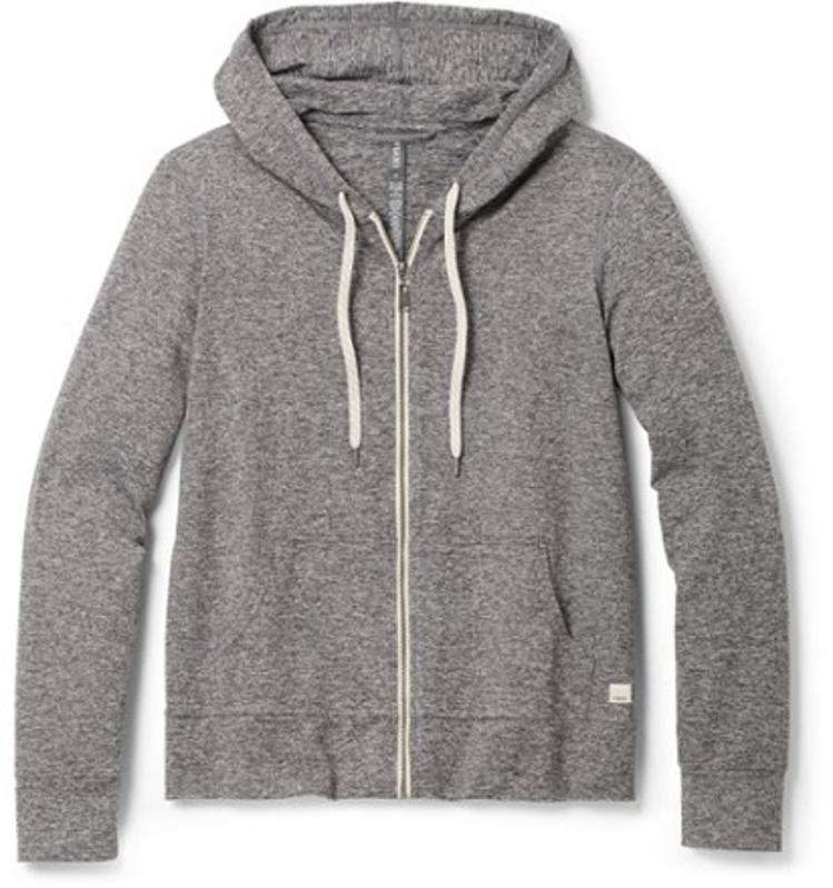 Gray women's Vuori Halo Performance Hoodie 2.0