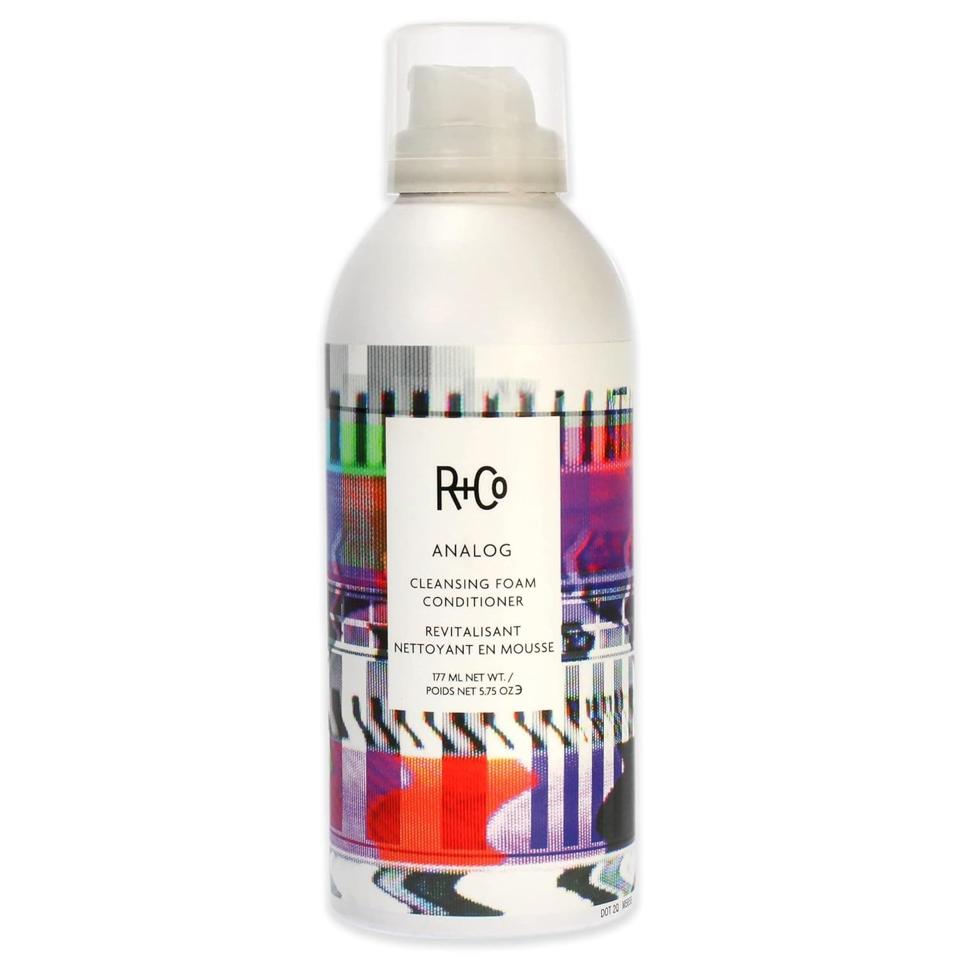 R+Co Analog Cleansing Foam Conditioner on a white background.