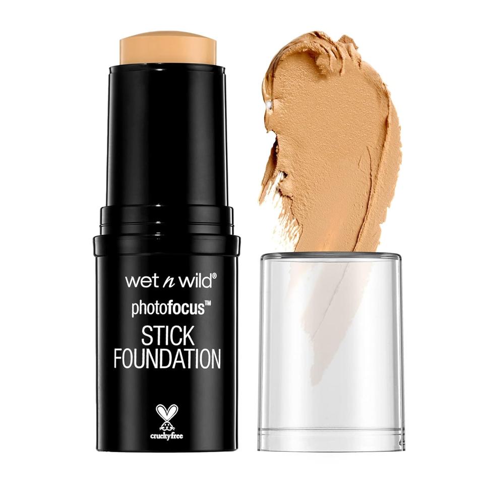 Wet N Wild Photo Focus Foundation Stick on a white background.