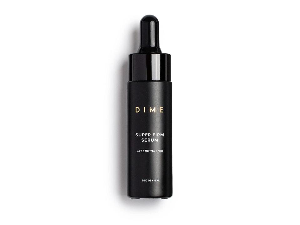 Dime Beauty Super Firm Facial Serum on white background.