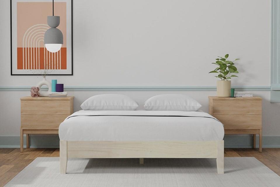 Nectar Aurora Bed Frame featured in a stylish bedroom