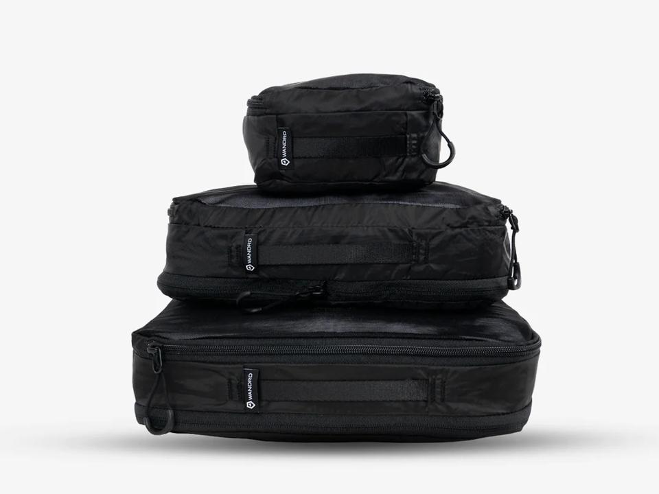 Wandrd Gear packing cubes on a white background.