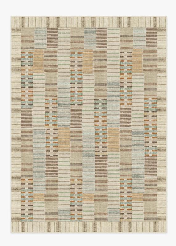 Ruggable Architectural Digest Selene Neutral Multicolor Tufted Rug (5 x 7 Feet)