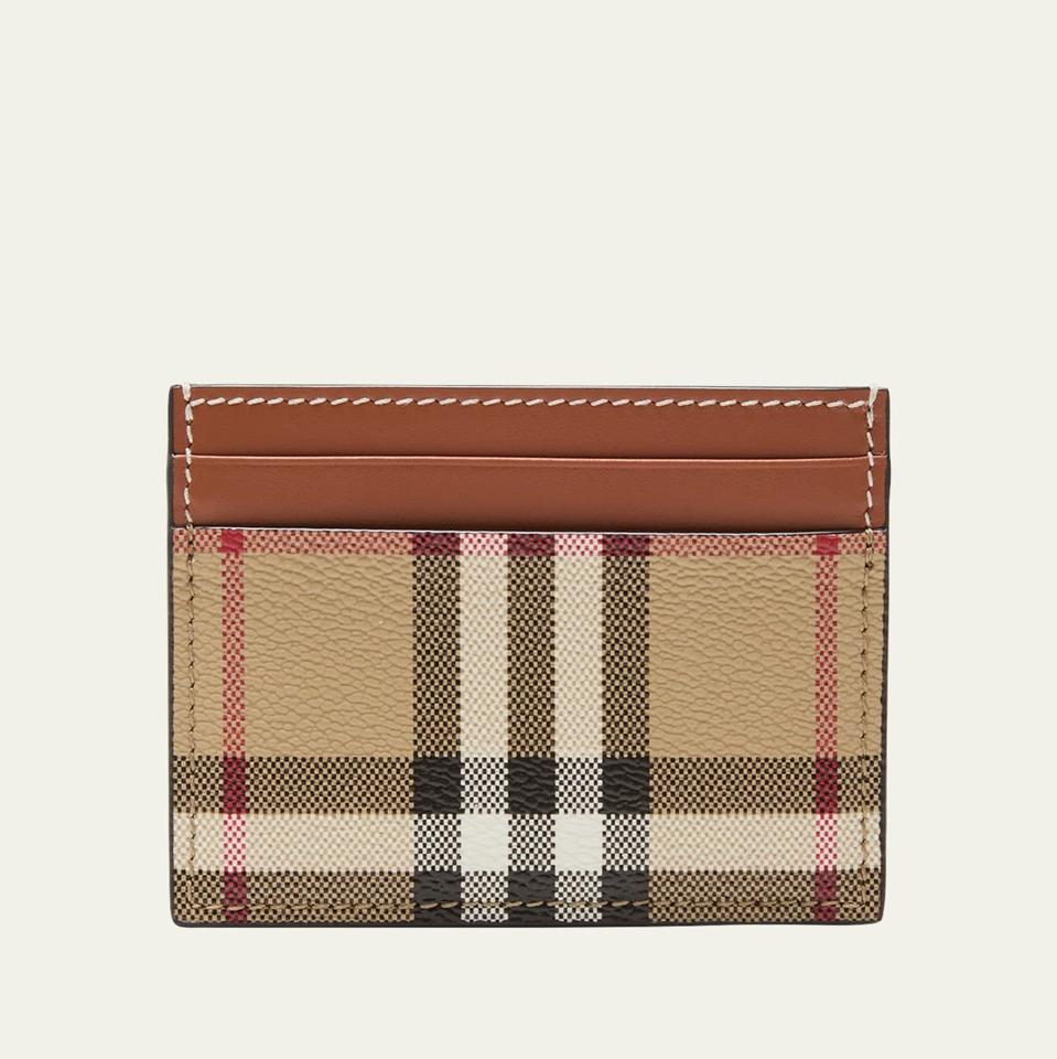 Burberry Sandon Check Card Holder