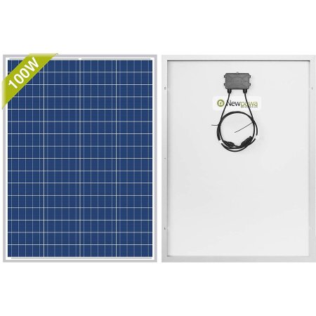  La meilleure option de panneaux solaires : panneau solaire polycristallin Newpowa 100 W 12 V