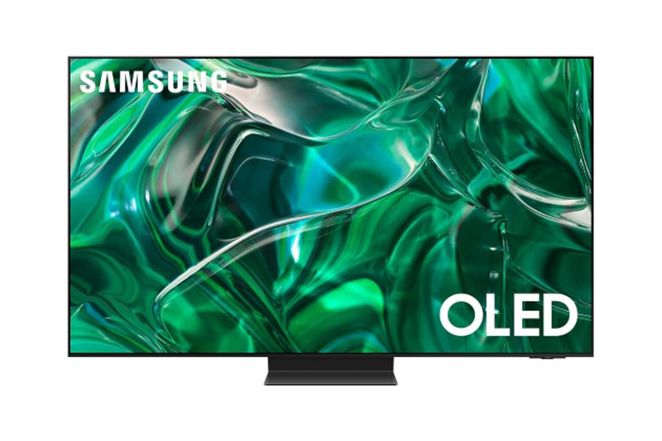 Samsung S95C OLED TV (65-Inch) on a white background.