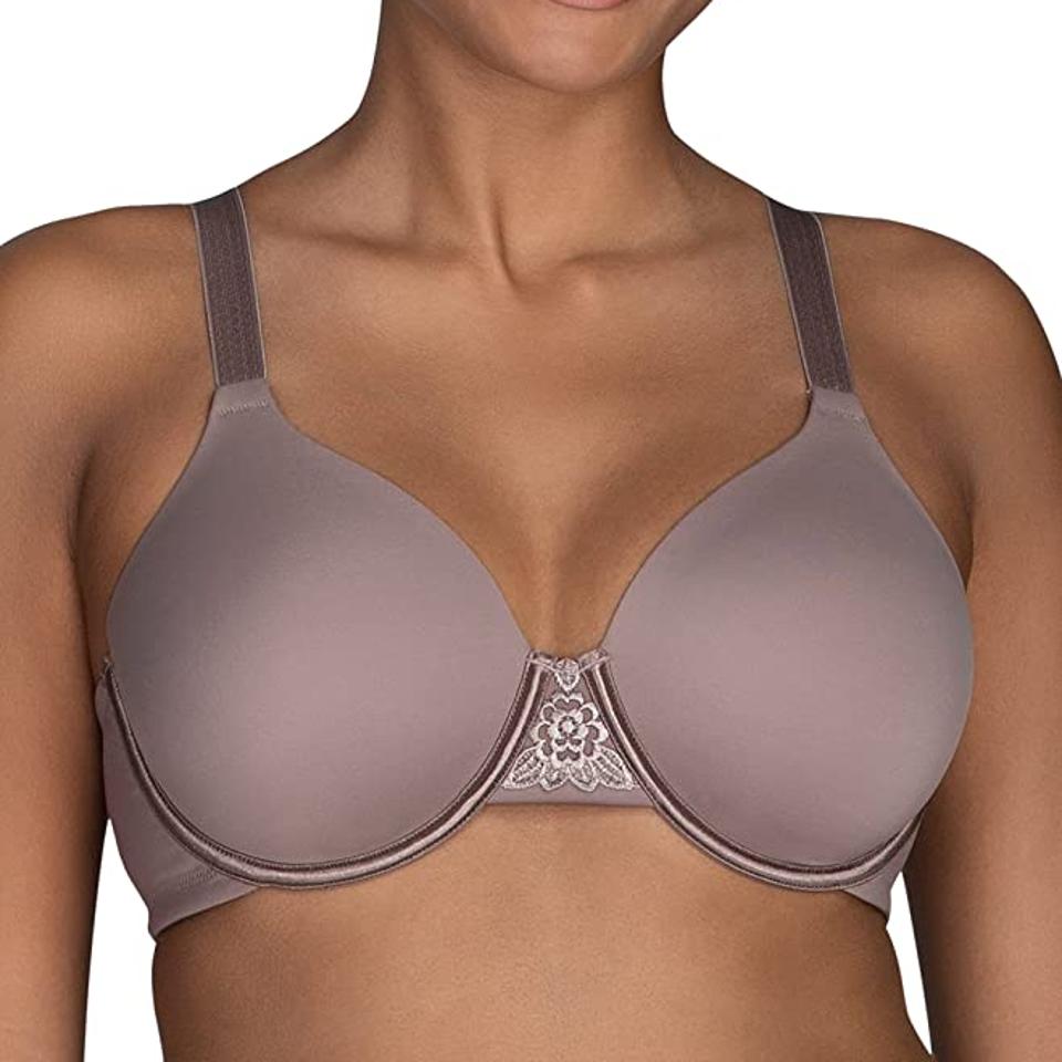 Vanity Fair womens Full Figure Beauty Back Smoothing (36c-42h) Bra, Wirefree - Beige, 42DD US