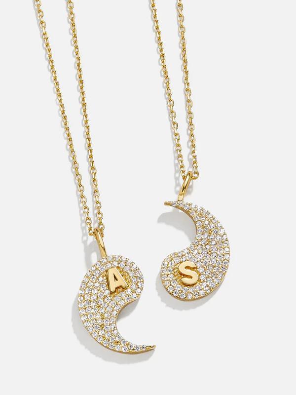 The Best Valentine's Day Gifts For Friends: Baublebar Yin Yang 18K Gold Custom Best Friend Necklaces 