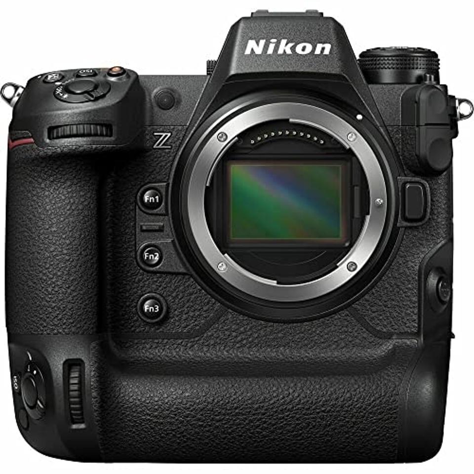 Nikon Z 9 mirrorless camera on a white background