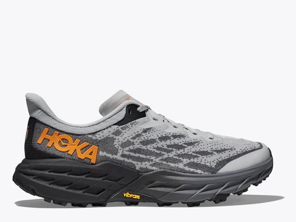 Hoka Speedgoat 5 against a white background