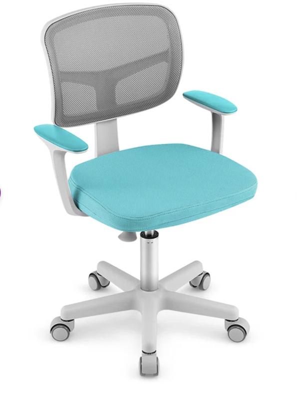 Isabelle & Max Murrayville Kids Desk Chair in teal on a white background