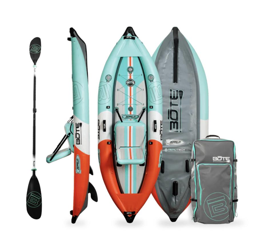 Bote Zeppelin Aero Inflatable Kayak in Classic Seafoam