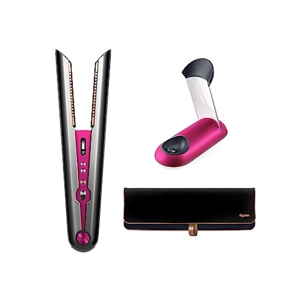 Dyson Corrale™ Hair Straightener, Nickel/Fuchsia