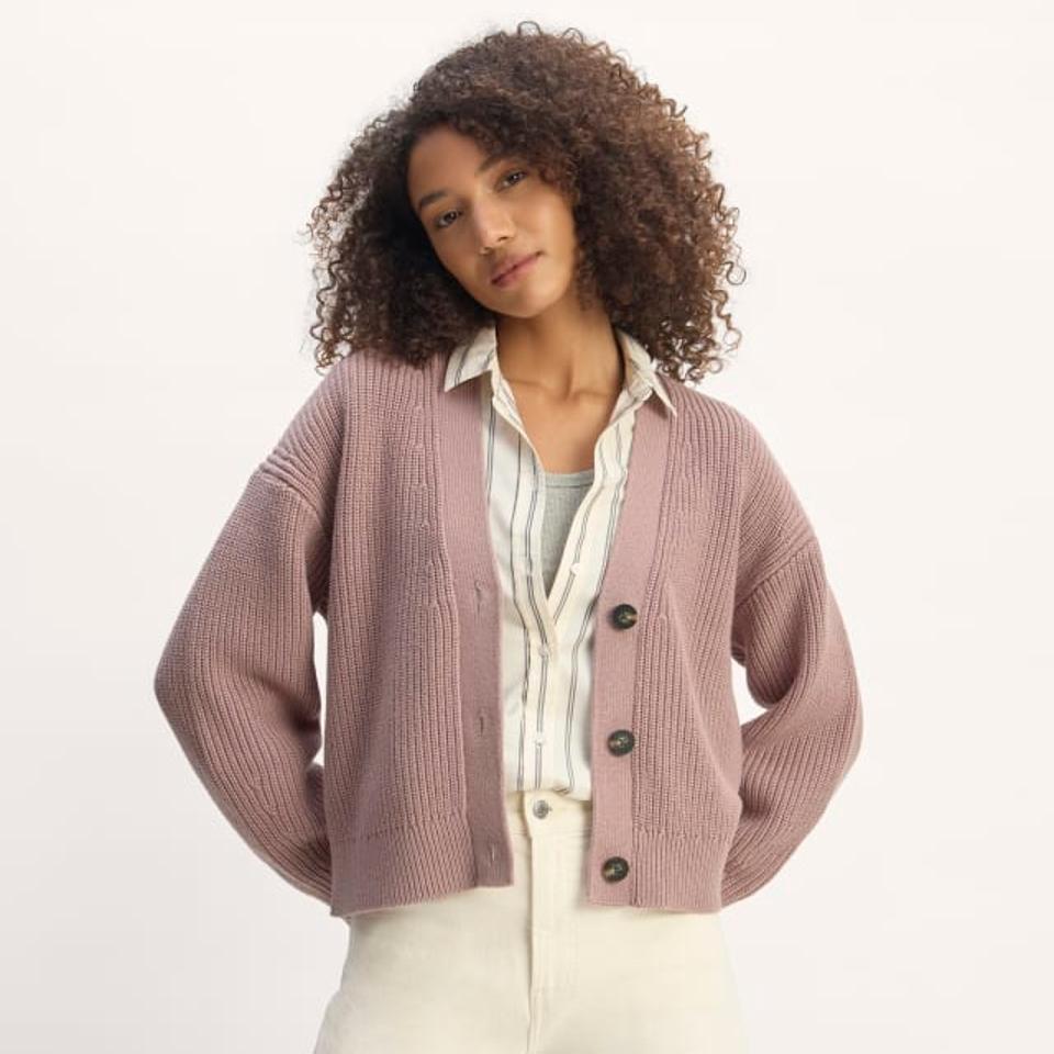 The Boxy Cardigan in Everyday Cotton