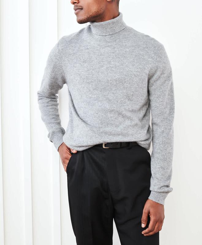 Quince Mongolian Cashmere Turtleneck Sweater 