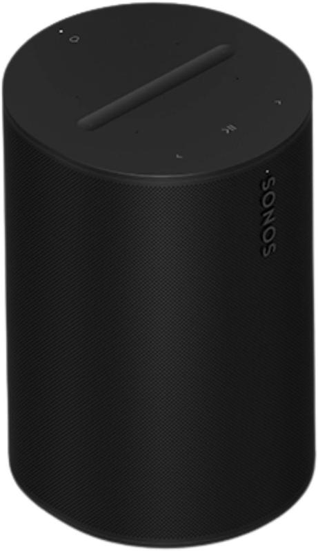 Black Sonos Era 100 speaker on a white background