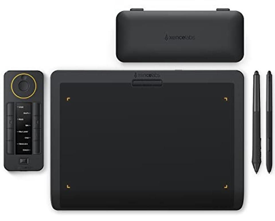 XENCELABS Drawing Tablet with Accessories on a white background