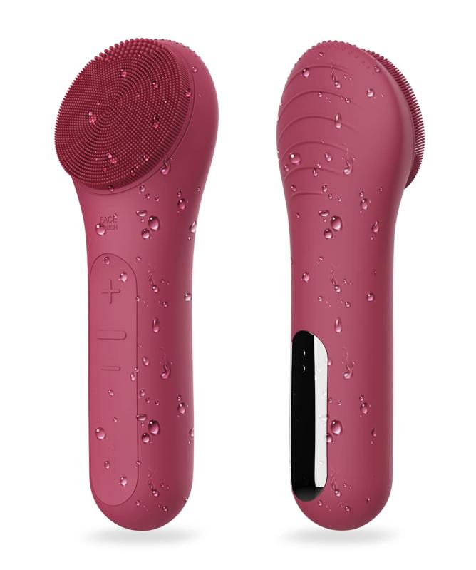 NågraCoola Sonic Facial Cleansing Brush in the shade Berry