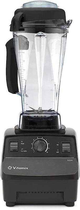 Vitamix 5200 Blender, Professional-Grade, Container, Self-Cleaning 64 oz, Black/Grey