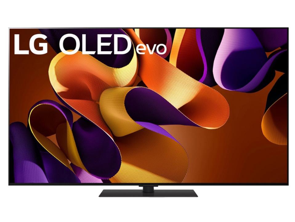 LG OLED Evo G4 4K TV on a white background