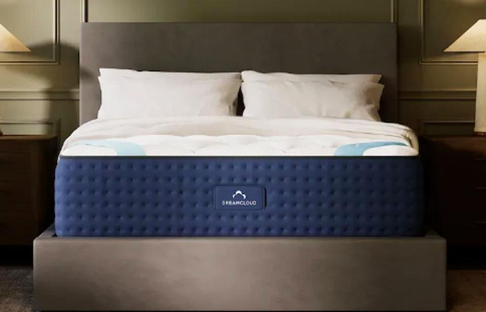 DreamCloud Premier Hybrid on a bed