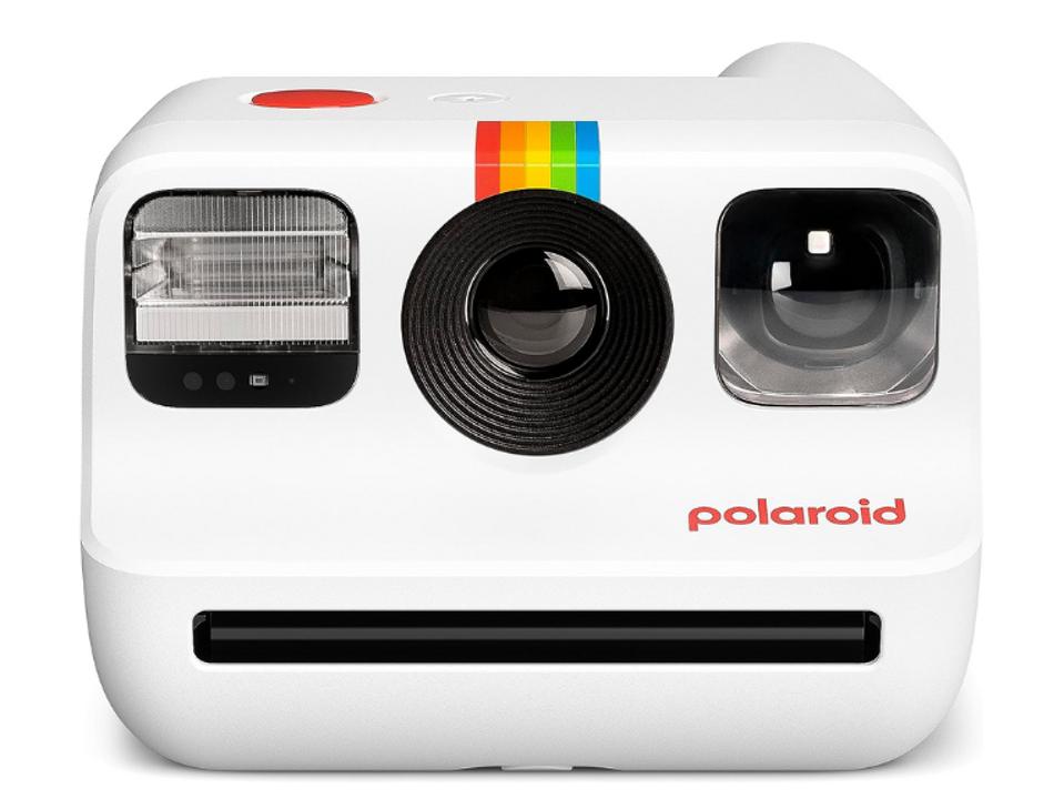 Polaroid Go Generation 2 in white on a white background