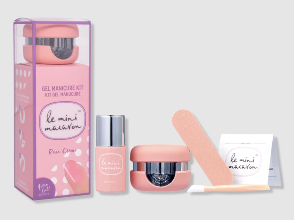 Le Mini Macaron 1-Step Gel Manicure Kit  - Rose Crème (soft and creamy pastel pink)