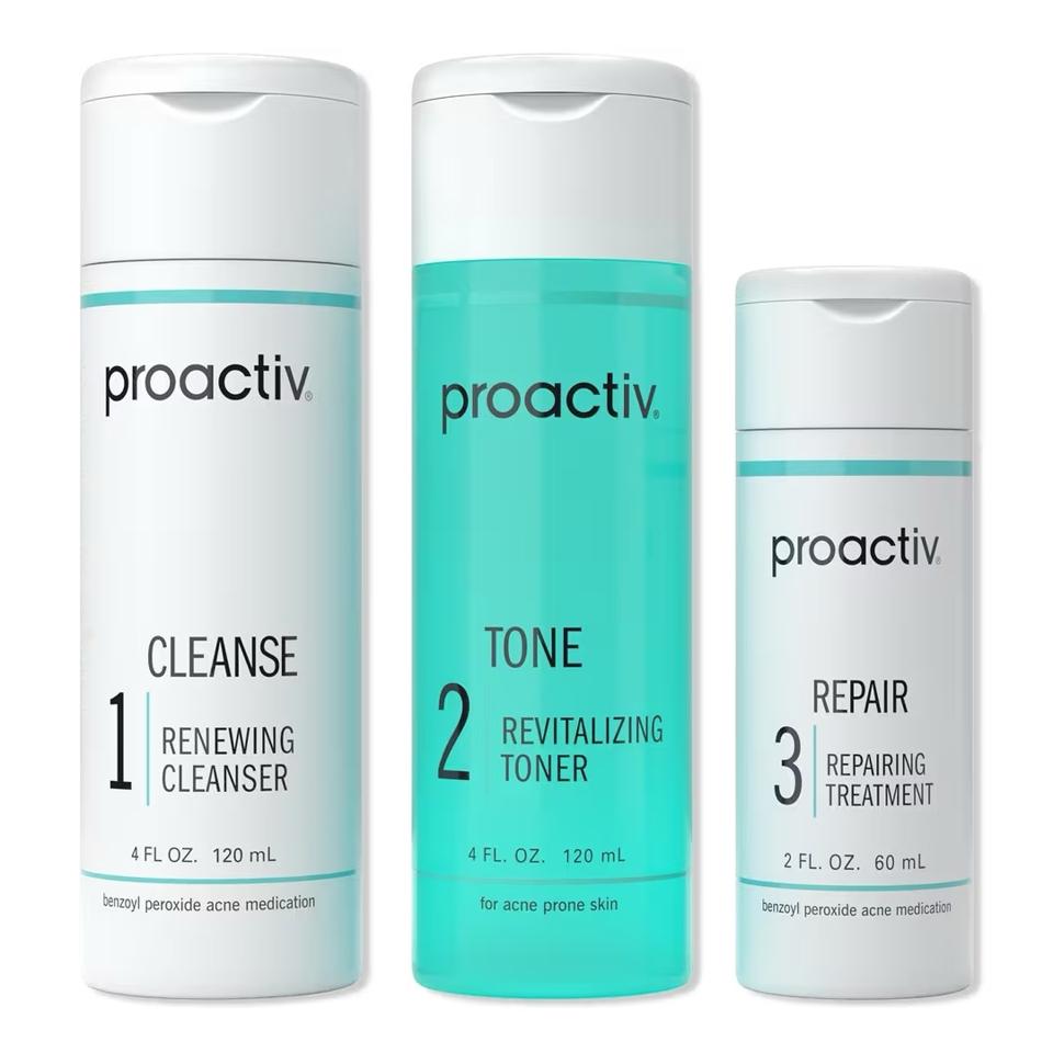 Product shot of Proactiv 3-Step Routine Complete Acne Skin Care Kit