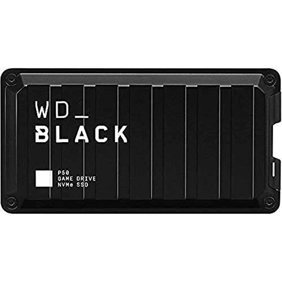 The Western Digital 4TB P50 Game Drive SSD on a white background