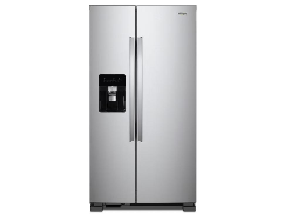 Best Side-By-Side Refrigerator: Whirlpool 24.6-Cubic Feet Side-by-Side Refrigerator with Ice Maker