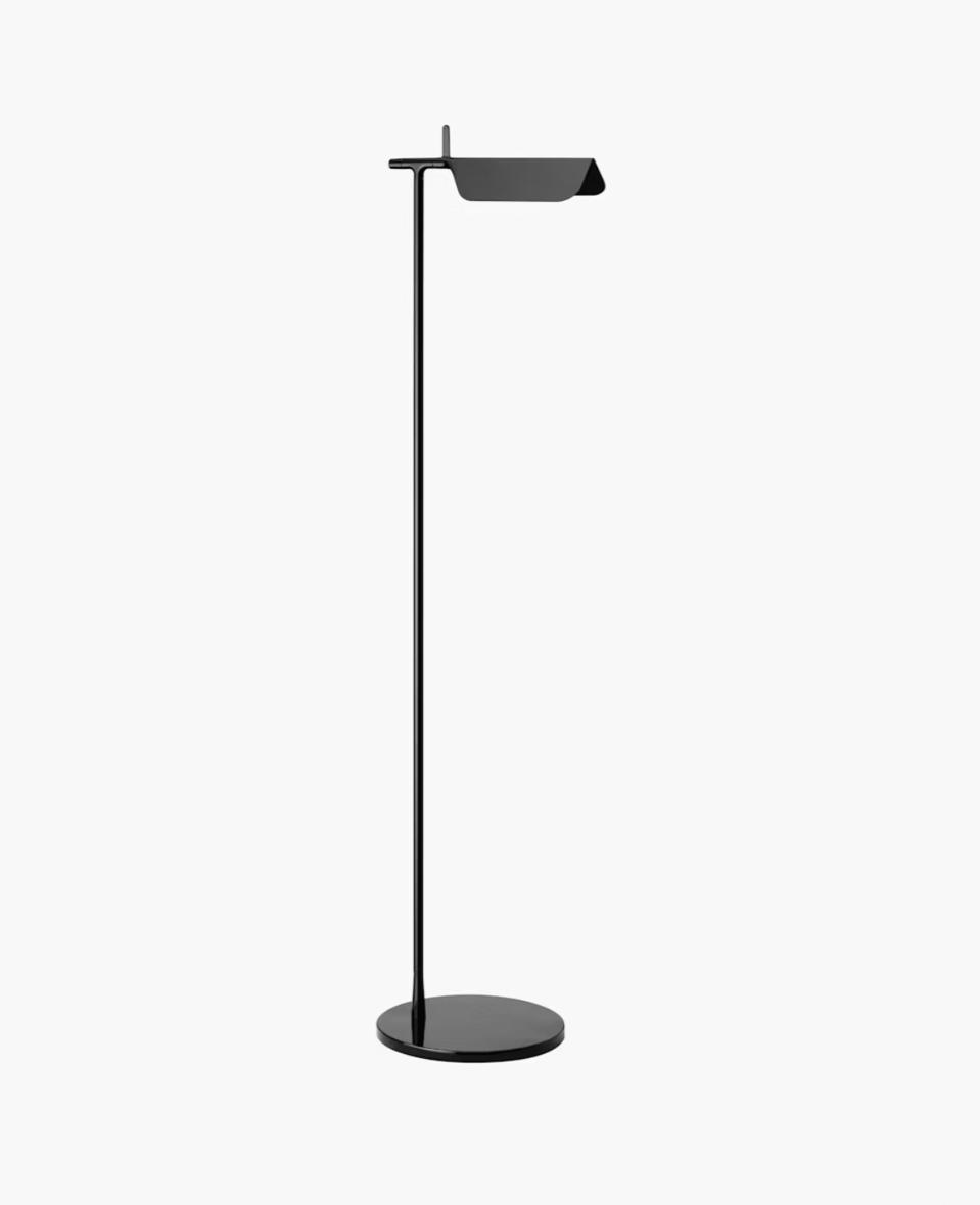 black tab floor lamp