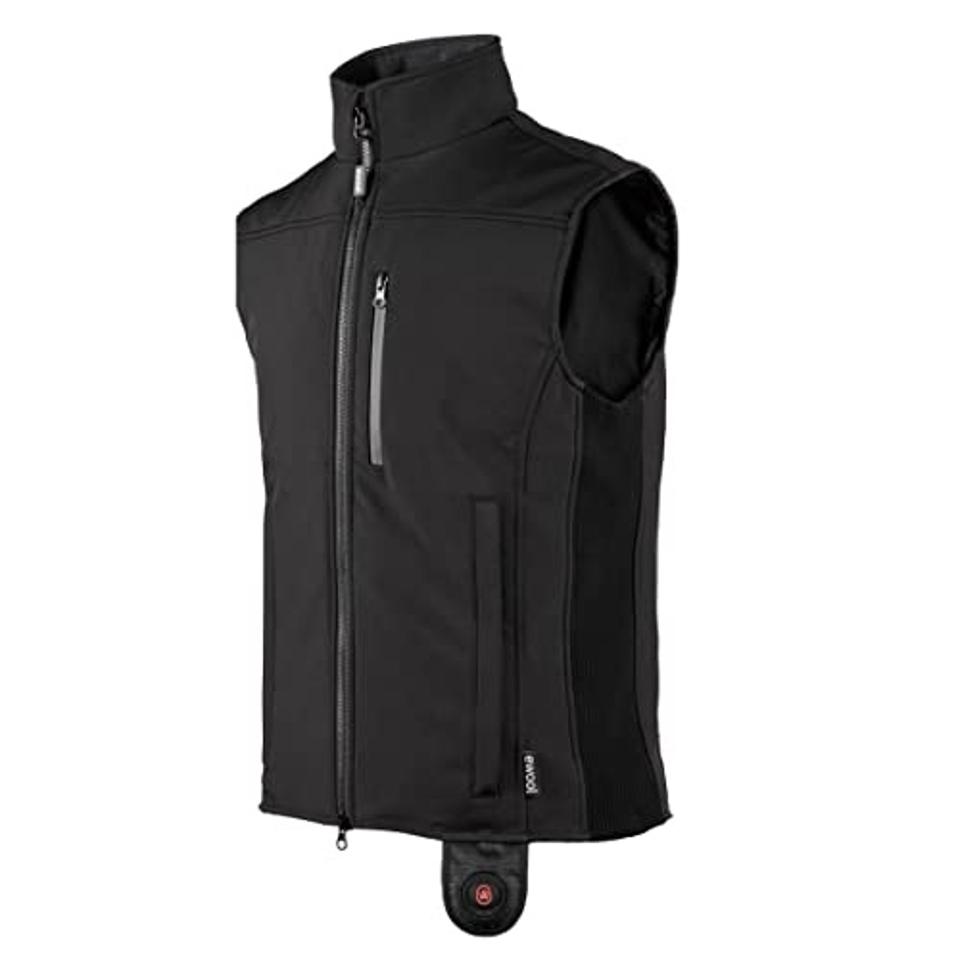 ewool PRO+ Men's Heated Vest, Made for Extreme Cold, 12V Rechargeable Battery Heated Jacket for Motorcycle, Snowmobile, Ski