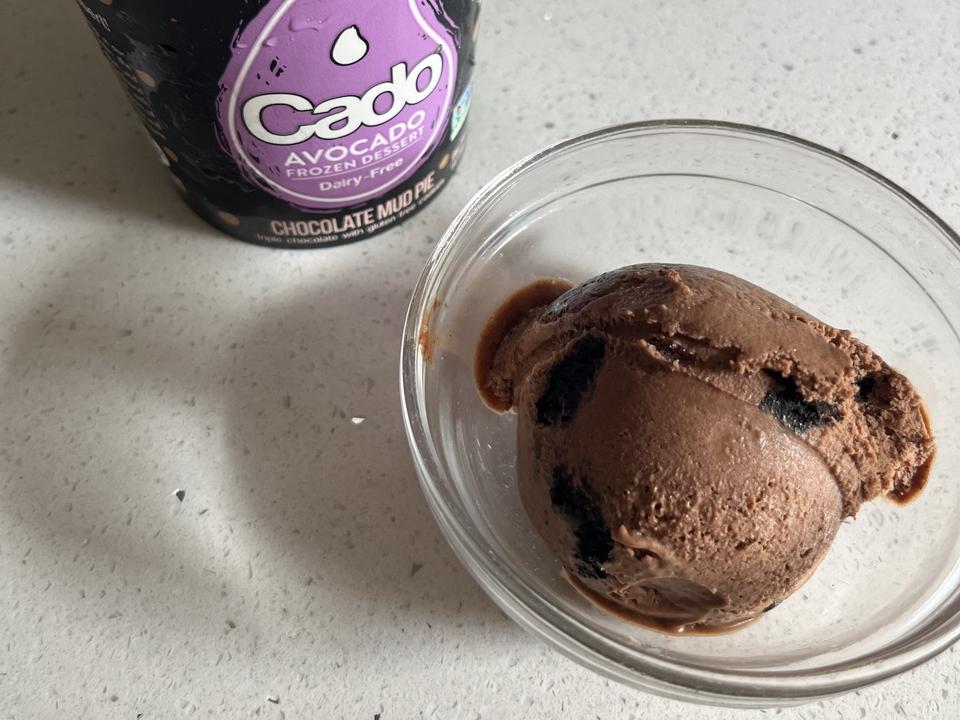 Cado chocolate mud pie ice cream.