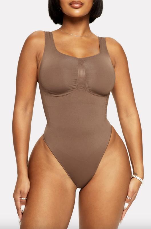 Nearly Naked Shaping Thong Bodysuit