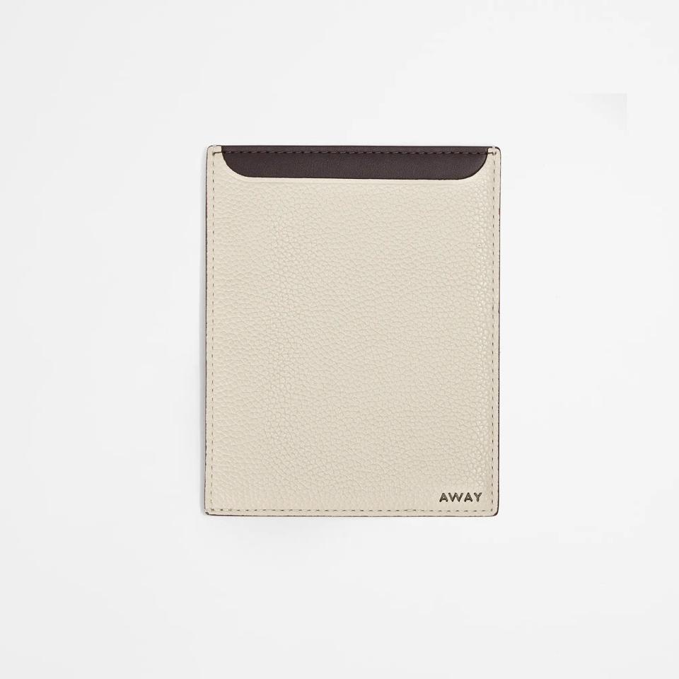 Away Passport Wallet on white background.