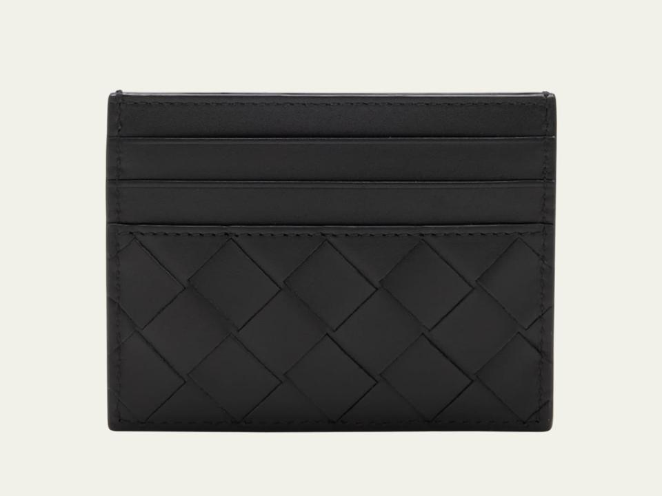 Bottega Veneta Men's Intrecciato Leather Card Case