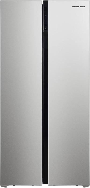 Hamilton Beach 20.6-Cubic Feet Side-by-Side Refrigerator against a white background