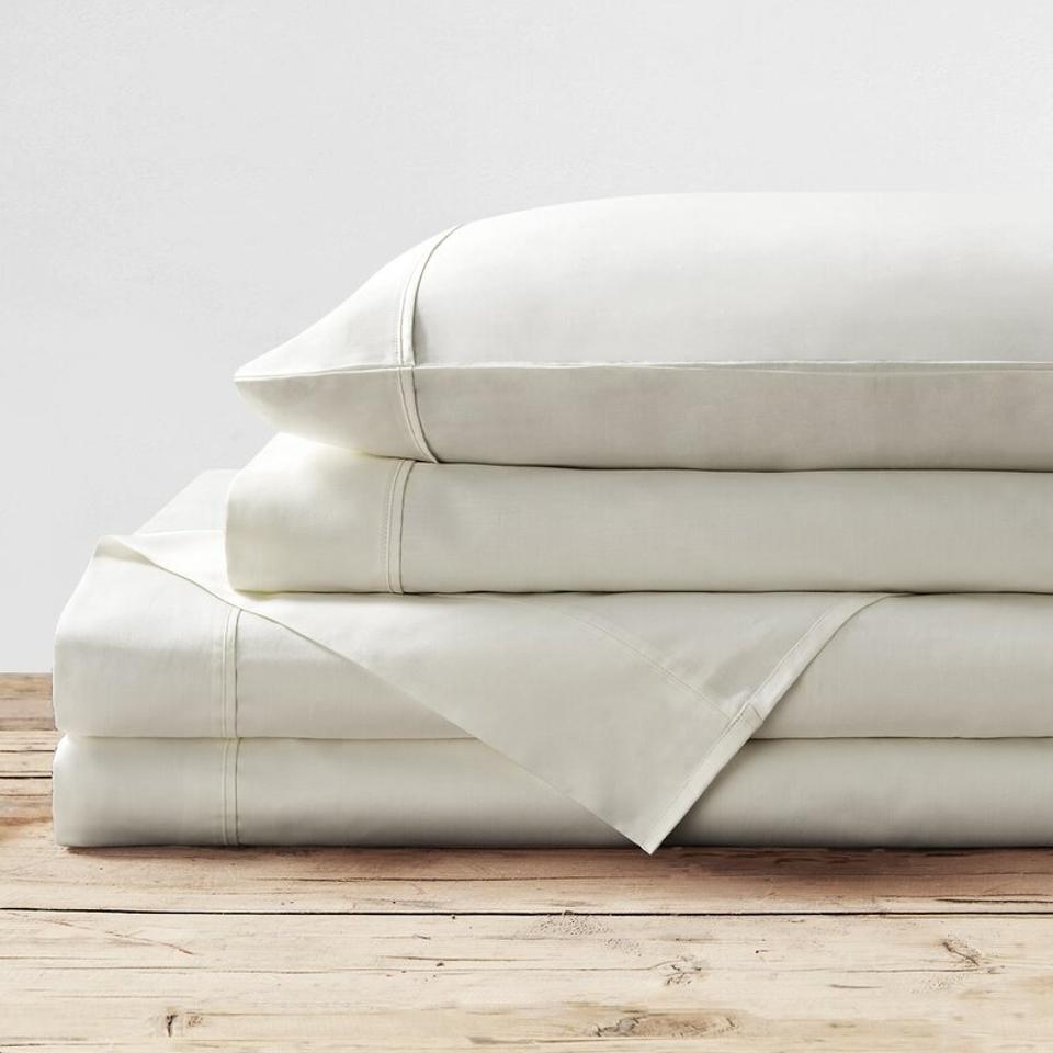 Eucalypso Classic Sheet Set in classic white