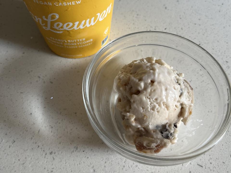 Van Leeuwen Vegan Peanut Butter Brownie Honeycomb Ice Cream