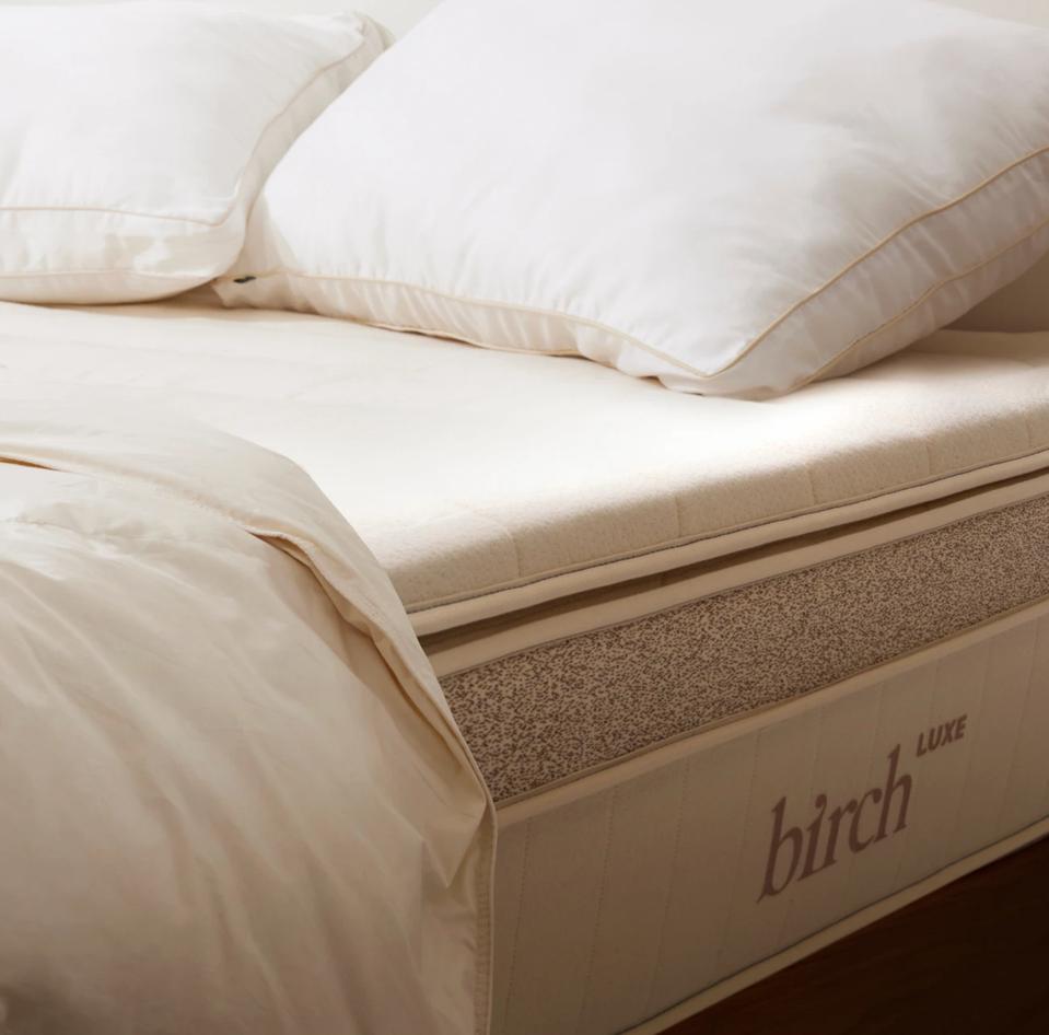 Birch By Helix Plush Organic Mattress Topper