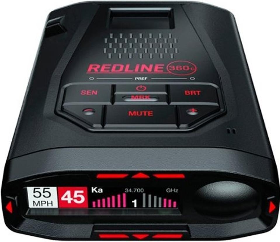 Escort Redline 360c Radar Detector System on a white background