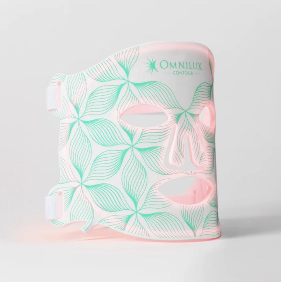 Omnilux Contour Face mask on a light background.