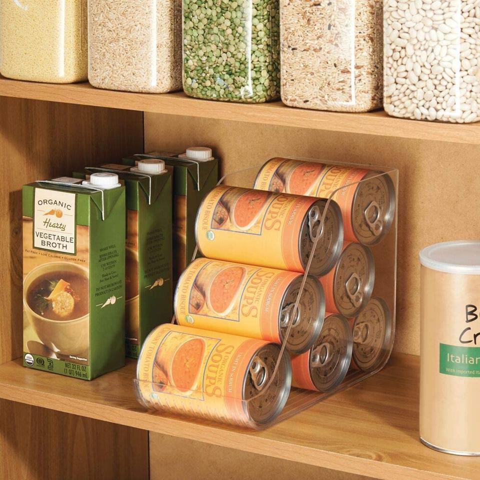 Pantry Organization: mDesign Large Standing Kitchen Can Dispenser Storage Organizer Bin 