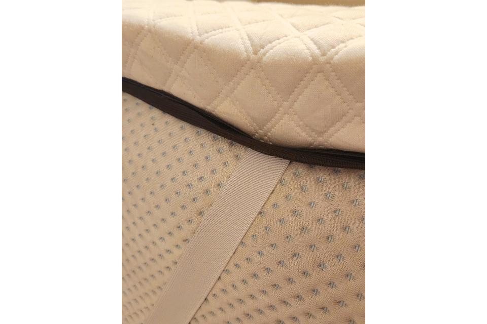 A close up of the Nolah Mattress Topper.