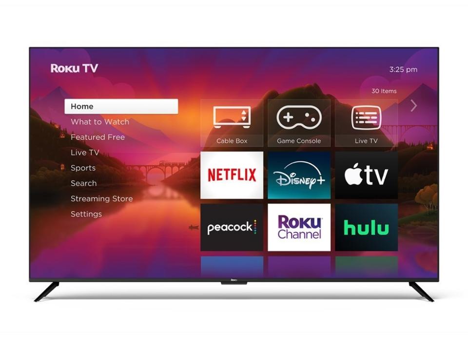 Roku 75-inch Plus on a white background