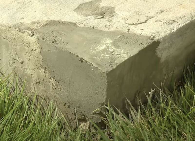 Réparer les coins de béton qui s'effritent